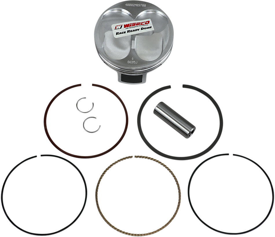 WISECO Piston Kit - Standard ACTUALLY 13.5:1 HI-COMP High-Performance 40002M09700