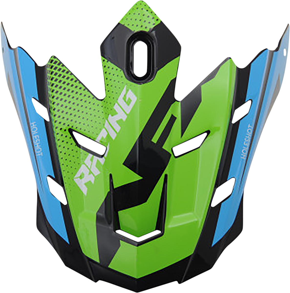 Visera AFX FX-17/FX-17Y - Holeshot - Azul marino/Verde/Azul 0132-1187 