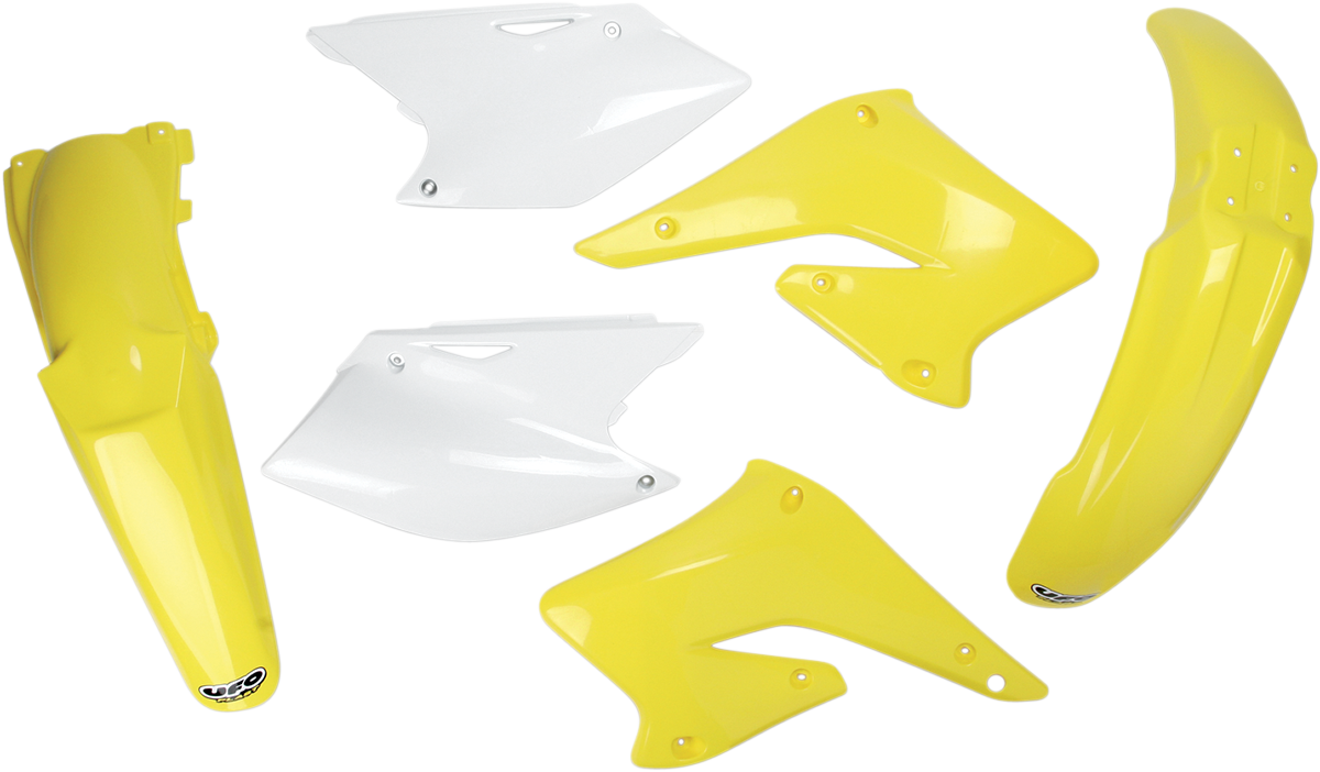 Kit de carrocería de repuesto UFO - OEM Amarillo/Blanco SUKIT403-999 