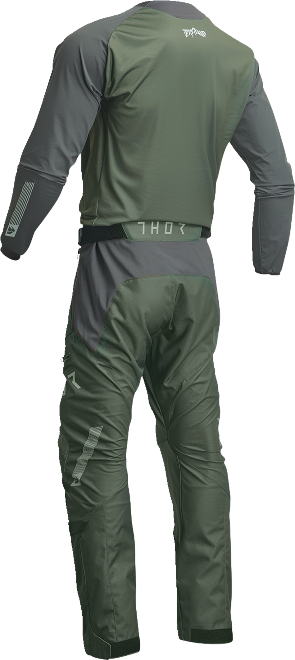 THOR Terrain Jersey - Army/Charcoal - Large 2910-7168