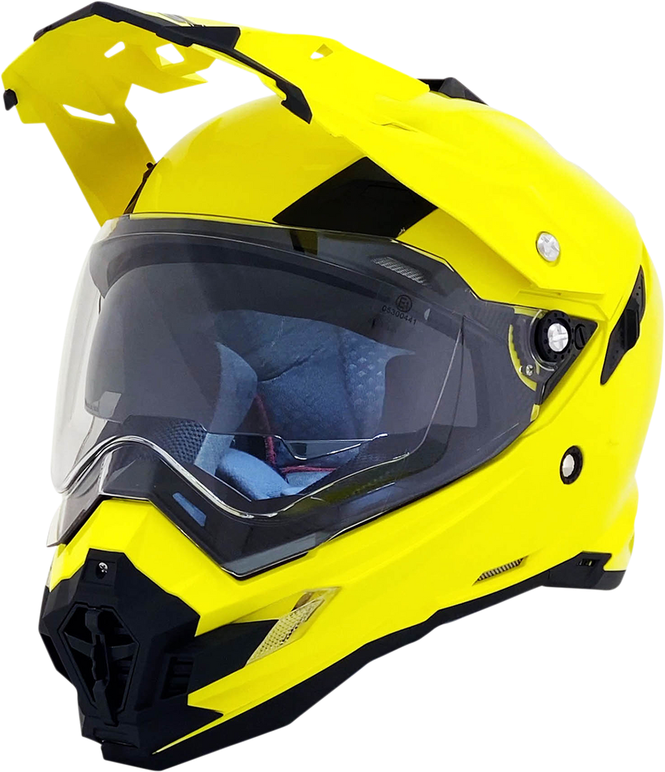 AFX FX-41DS Helmet - Hi-Vis Yellow - Large 0110-3775