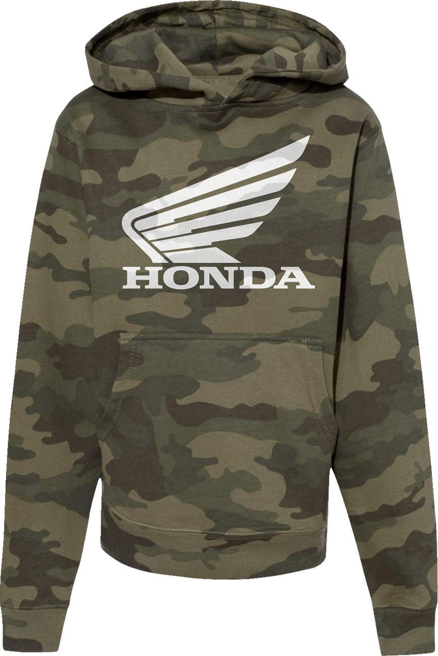 HONDA APPAREL Youth Honda Hoodie - Camo - Large NP21S-Y3036-L