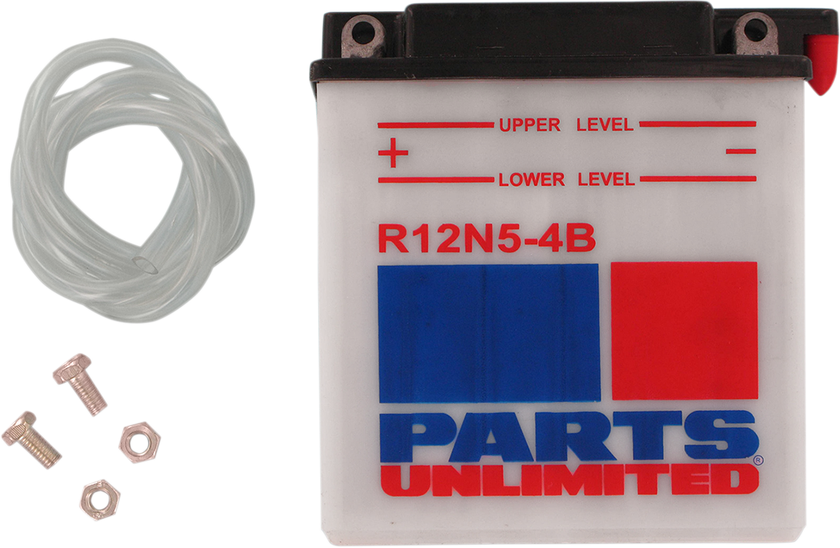 Parts Unlimited Conventional Battery 12n5-4b