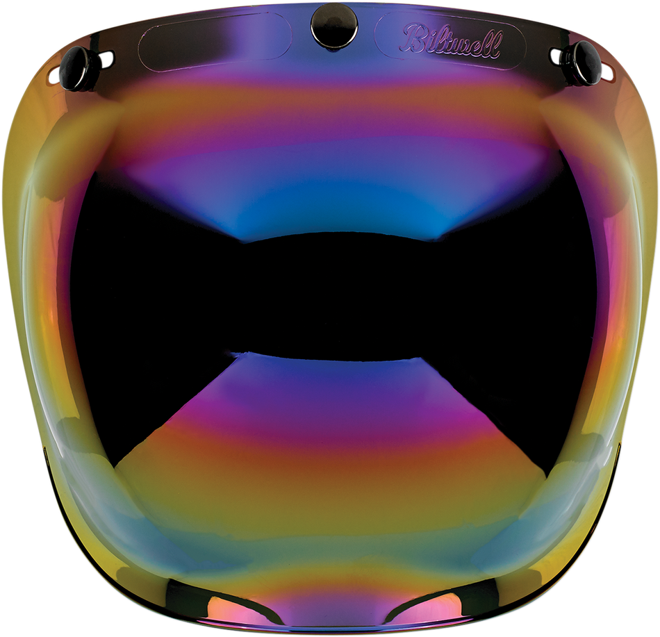BILTWELL Bubble Shield - Rainbow Mirror 2001-223