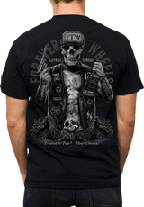 LETHAL THREAT Freund oder Feind T-Shirt - Schwarz - Medium LT20904M 