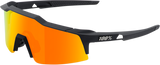 100% Speedcraft SL Sunglasses - Black - Red Mirror 60008-00005