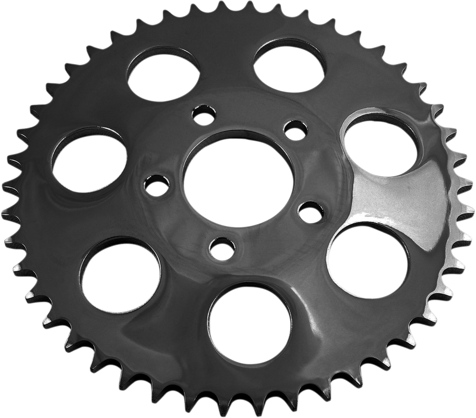DRAG SPECIALTIES Rear Sprocket - Gloss Black - Dished - 46 Tooth 16431EB