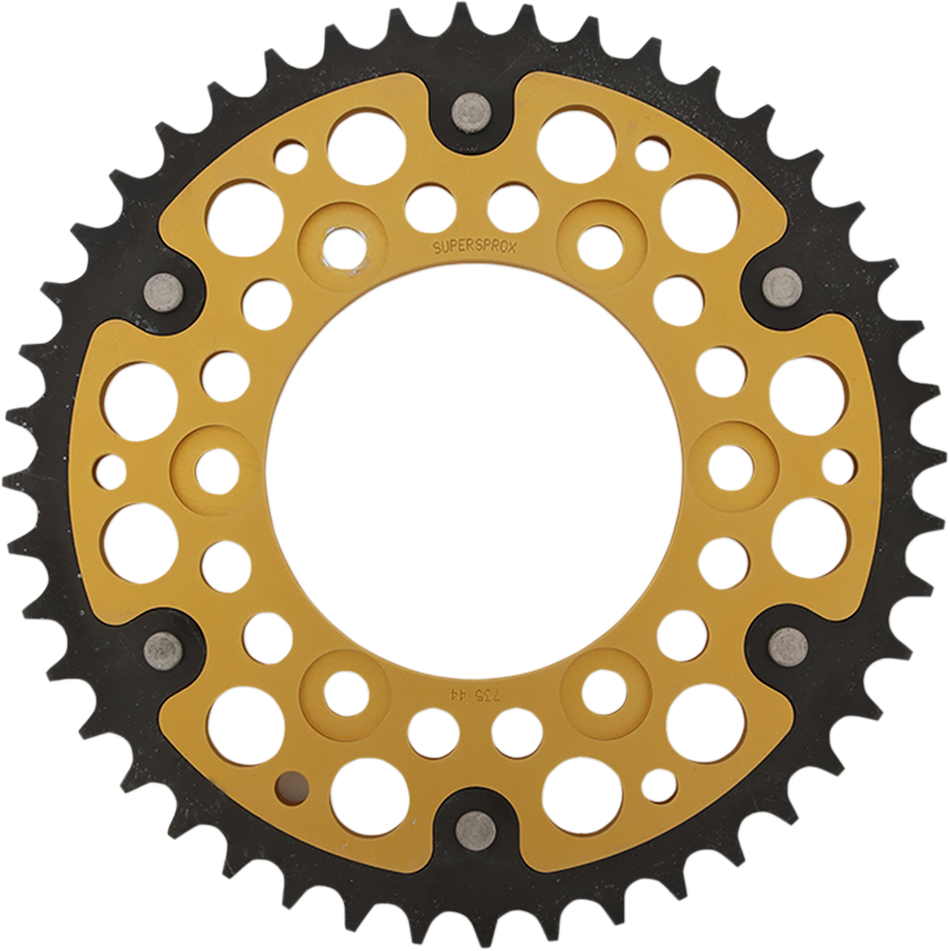 SUPERSPROX Stealth Rear Sprocket - 44 Tooth - Gold - Ducati RST-735-44-GLD