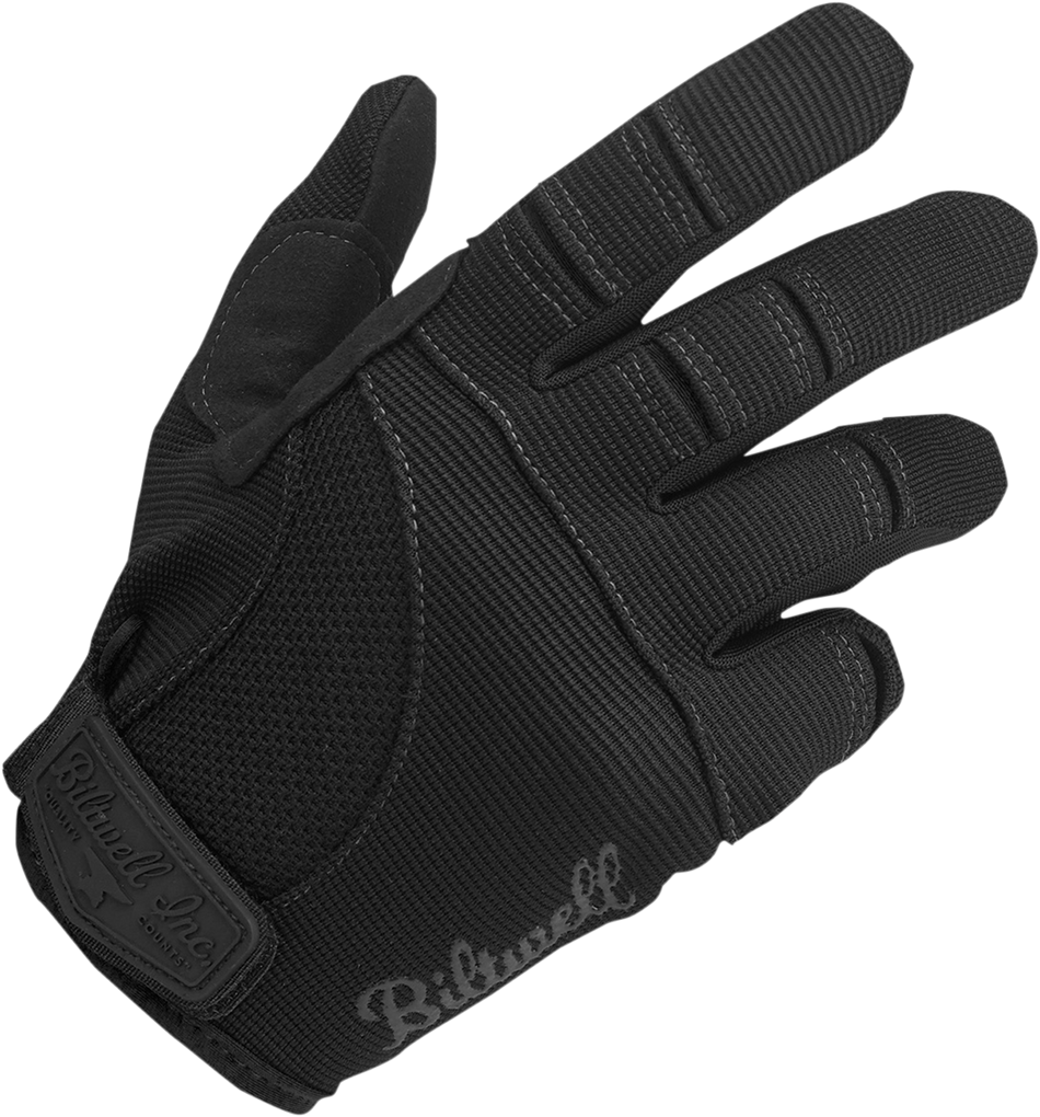 BILTWELL Moto Gloves - Black - Medium 1501-0101-003