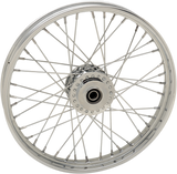 DRAG SPECIALTIES Front Wheel - Single Disc/No ABS - Chrome - 21"x2.15" - '08+ XL FITS 08-20 MODELS 64424