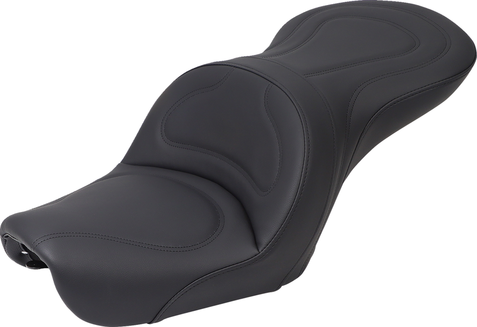 SADDLEMEN Seat - Explorer - Without Backrest - Stitched - Black - FXD '04-'05 804-04-0291