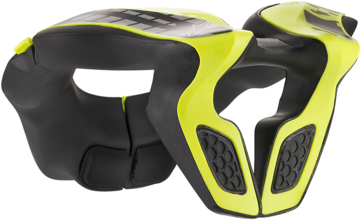 Soporte de cuello juvenil ALPINESTARS - Negro/Amarillo Fluo - Talla única 6540118-155-OS 