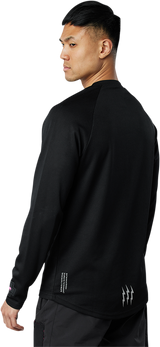 MUC-OFF USA Riders Long-Sleeve Jersey - Black - Small 20365