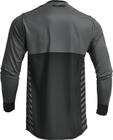 THOR Differ Slice Jersey - Charcoal/Black - Large 2910-7129