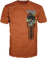 LETHAL THREAT Run with the Ruthless T-Shirt - Orange - Medium LT20897M