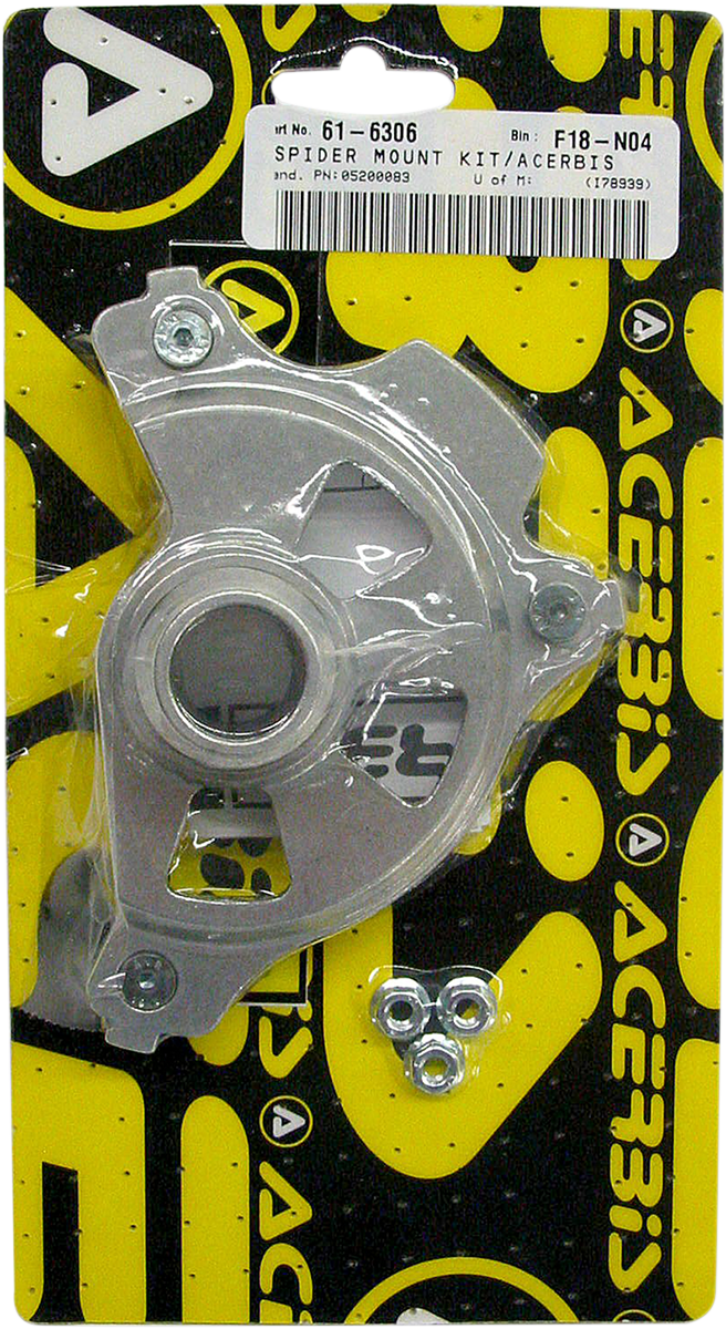 ACERBIS Disc Cover Mount Kit - Unfinished - Kawasaki 2043140059