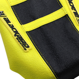 BLACKBIRD RACING Zebra Seat Cover - Gripper - Black/Yellow 1329ZUS