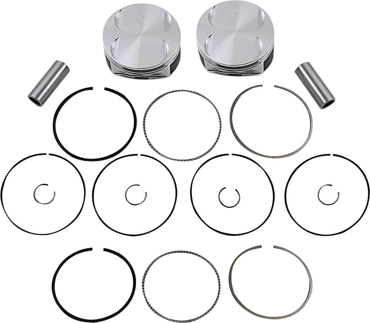 JE PISTONS Piston Kit - M8 370251