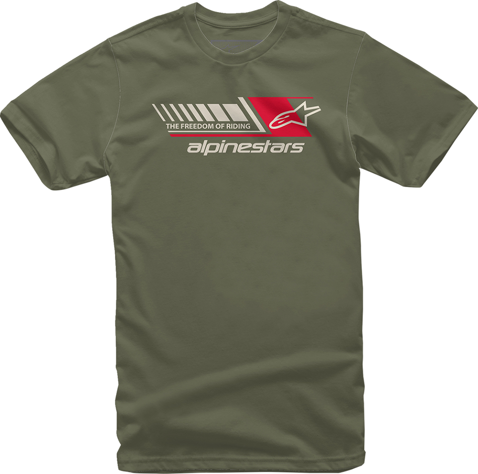 Camiseta ALPINESTARS Solitaire - Militar - 2XL 1232-722306902X 