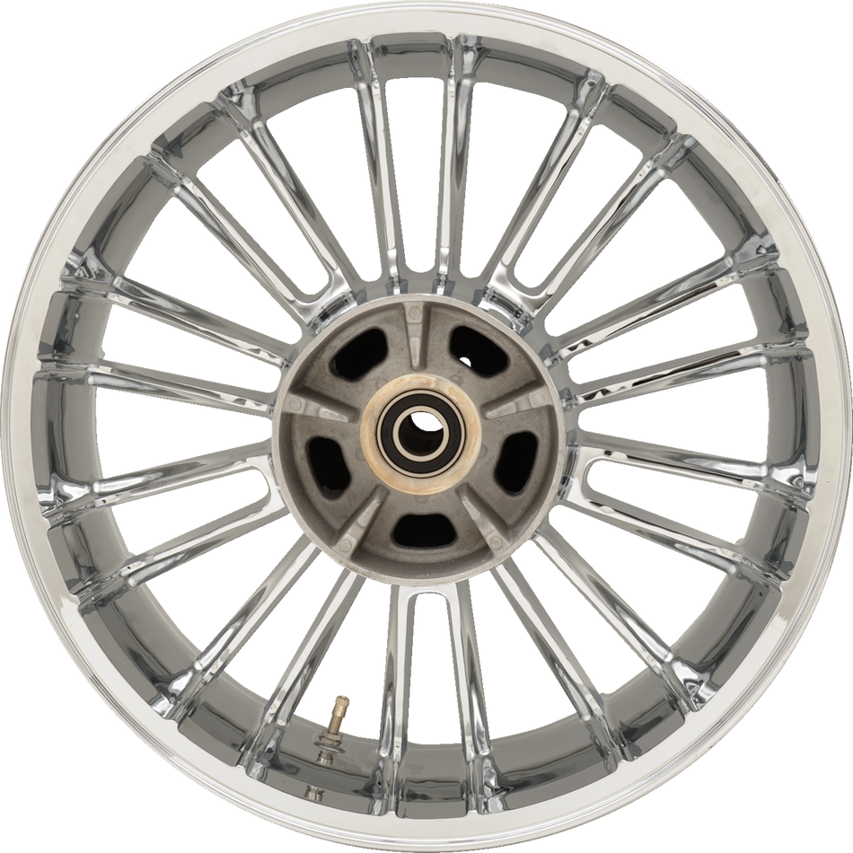 COASTAL MOTO Rear Wheel - Atlantic 3D - Single Disc/No ABS - Chrome - 18"x5.50" - '09+ FL 3D-ATL185CH