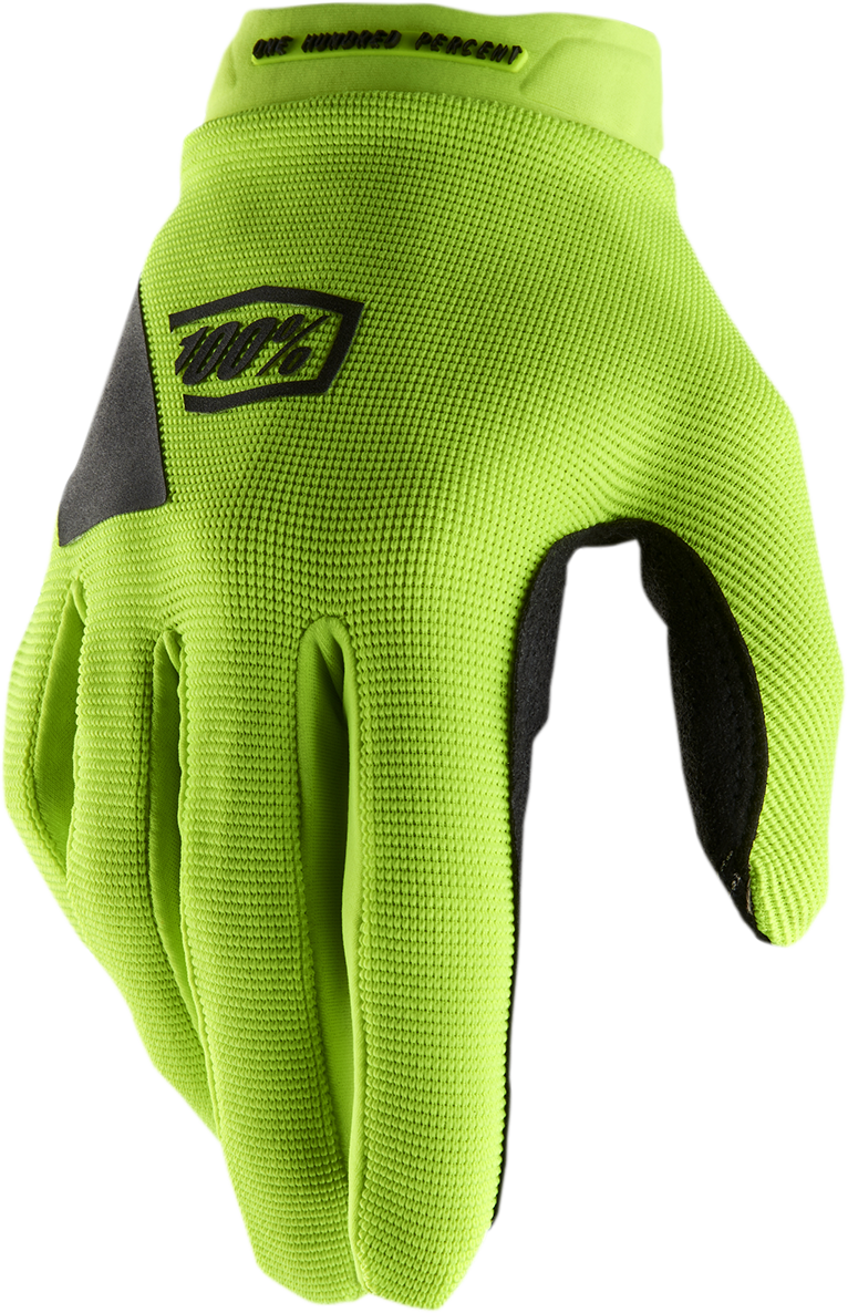 100% Ridecamp Handschuhe für Damen - Fluo Gelb/Schwarz - XL 10013-00009