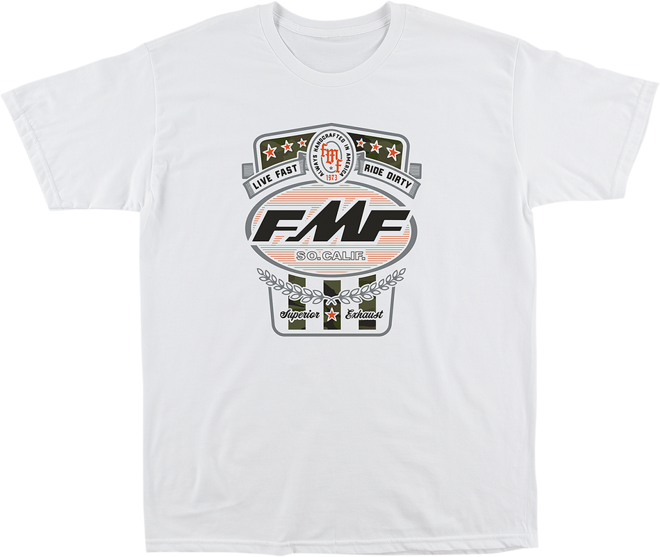 FMF Victory T-Shirt - White - Medium FA21118910WHMD 3030-21303