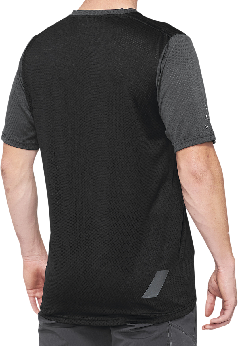 100% Ridecamp Trikot - Anthrazit/Schwarz - XL 40027-00008