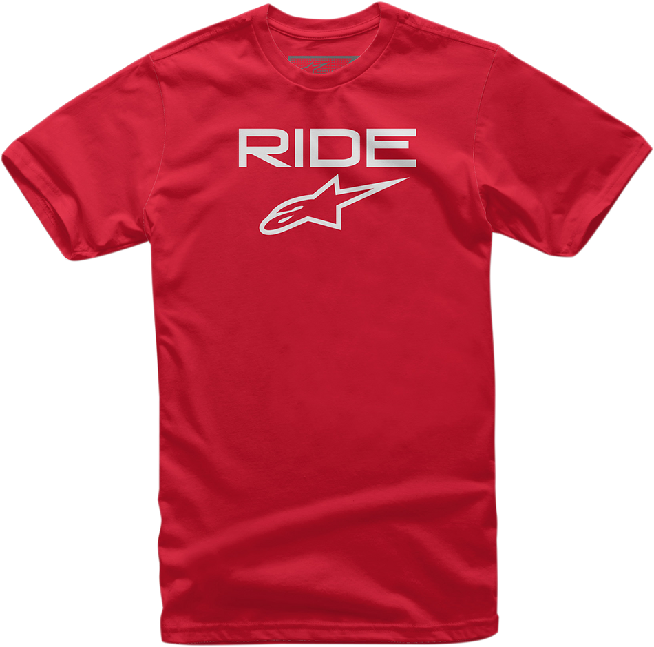 Camiseta ALPINESTARS Ride 2.0 - Rojo/Blanco - Grande 1038720003020L 