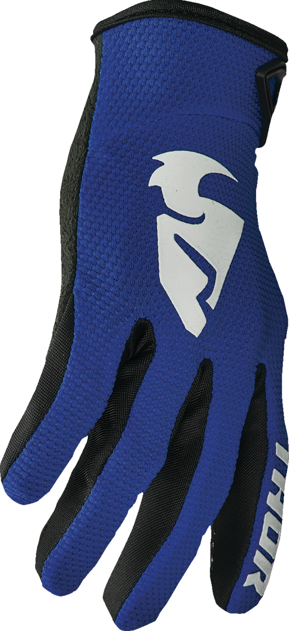 THOR Youth Sector Gloves - Navy/White - Medium 3332-1741