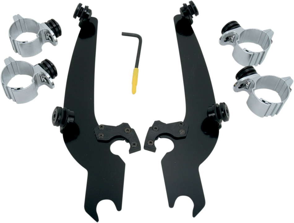 MEMPHIS SHADES Sportshield Trigger-Lock Mounting Kit - Black - Narrow MEB8919