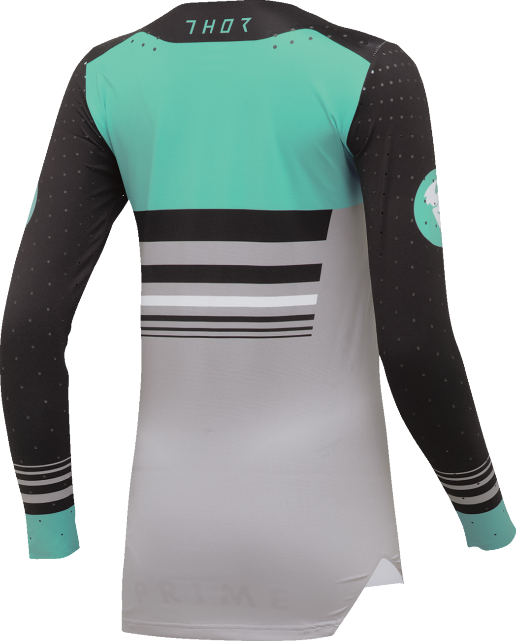 THOR Women's Prime Blaze Jersey - Black/Mint - Large 2911-0281