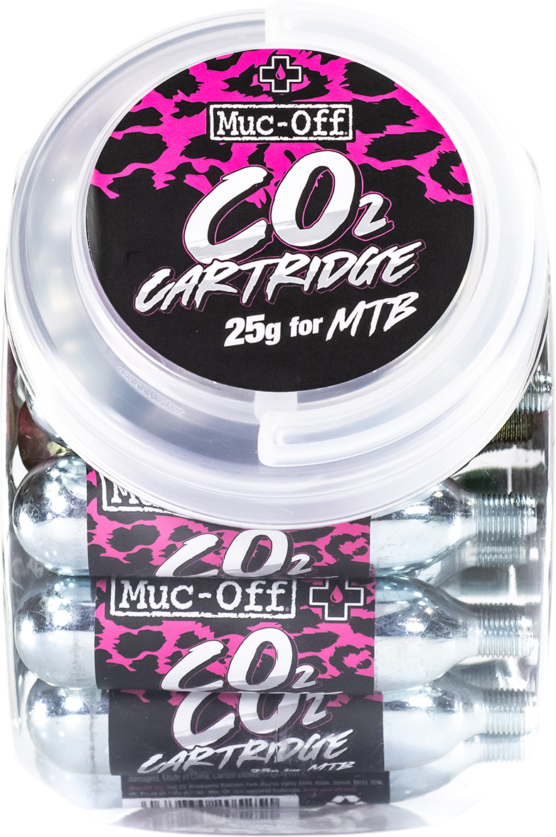 MUC-OFF USA 25g CO2 Inflator Refill Pack - 25 pc. 20119