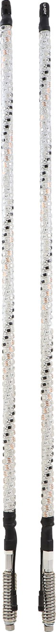 WHIPITLIGHTRODS 3' Light Rod Whip - Chase - Pair - White SB-CHSBTR-232