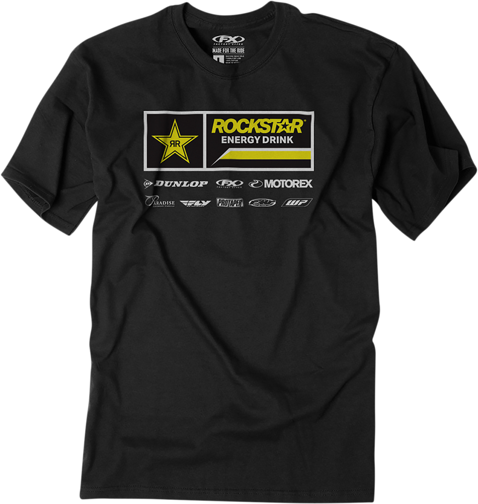 FACTORY EFFEX Rockstar 21 Racewear T-Shirt - Black - Medium 24-87622