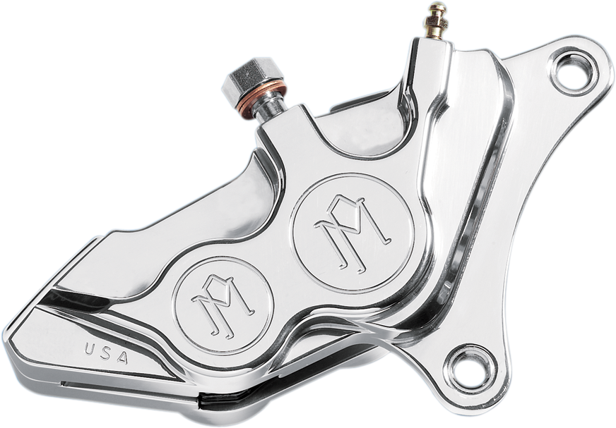 PERFORMANCE MACHINE (PM) Caliper - Front Left - Chrome - 00-17 Harley-Davidson 0053-2919-CH