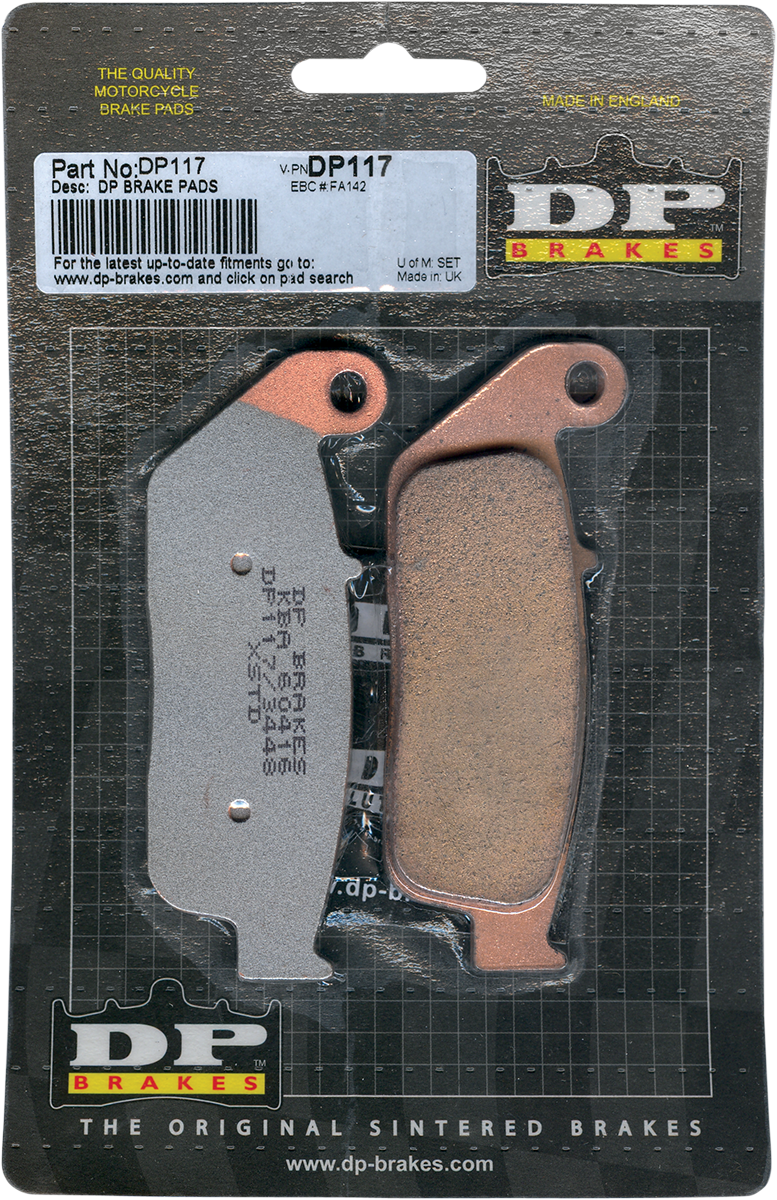 DP BRAKES Standard Brake Pads DP117