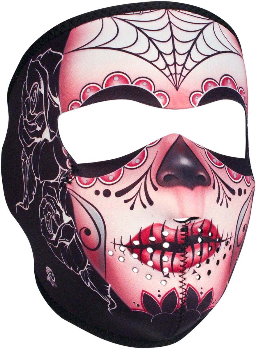 ZAN HEADGEAR Full-Face Mask - Sugar Skull WNFM082