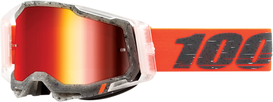 100% Racecraft 2 Goggles - Schrute - Red Mirror 50010-00014