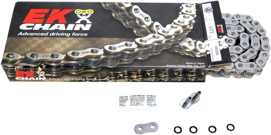 EK 525 ZVX3 - Sportbike Chain - 120 Links - Chrome 525ZVX3-120C