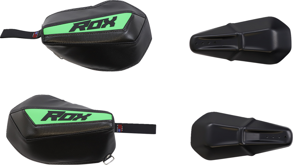 ROX SPEED FX Handguards - Generation 3 Flex-Tec - Green FT3-HG-G