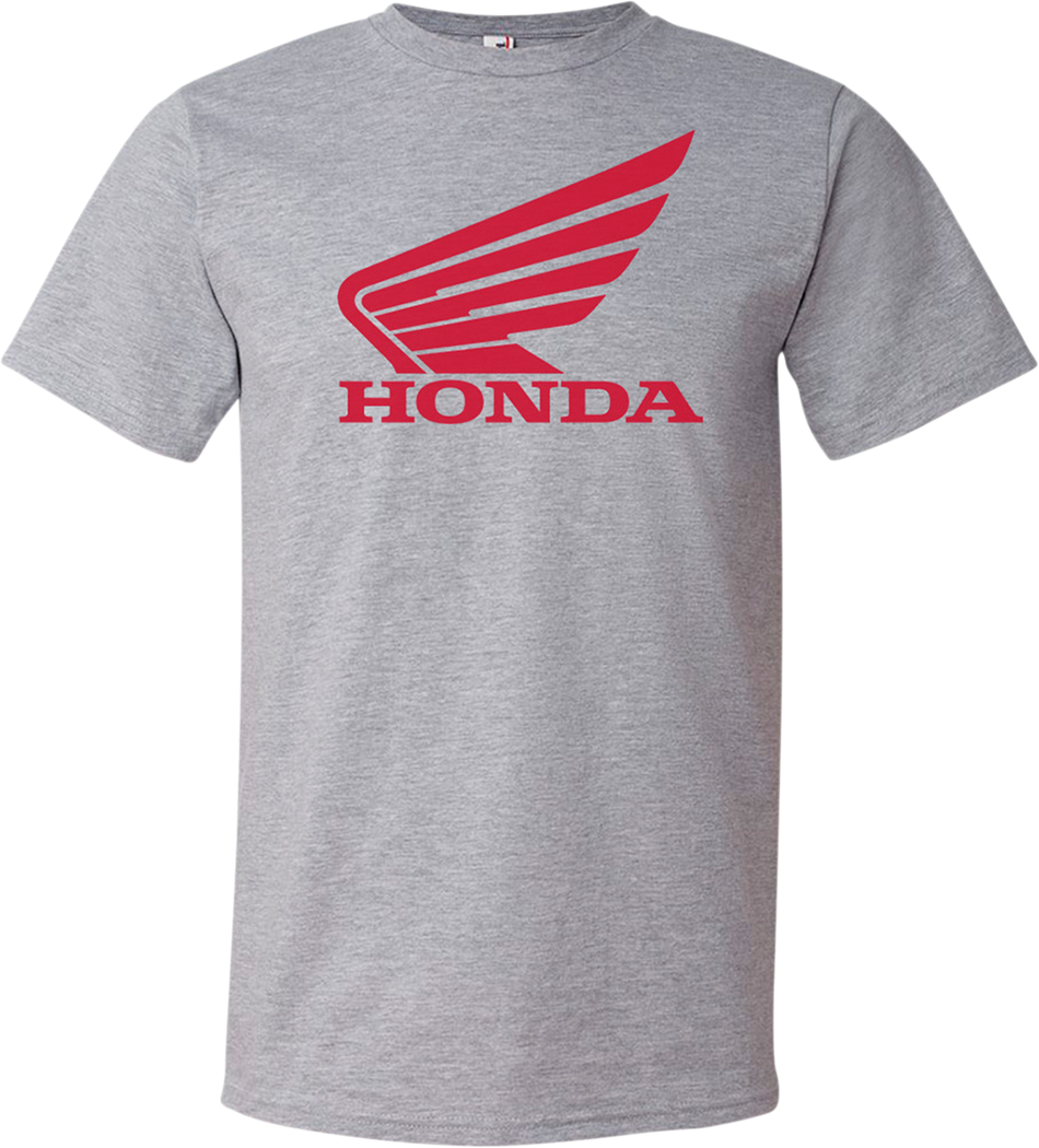 HONDA APPAREL Honda Wing T-Shirt - Heather Gray - 2XL NP21S-M1820-2X