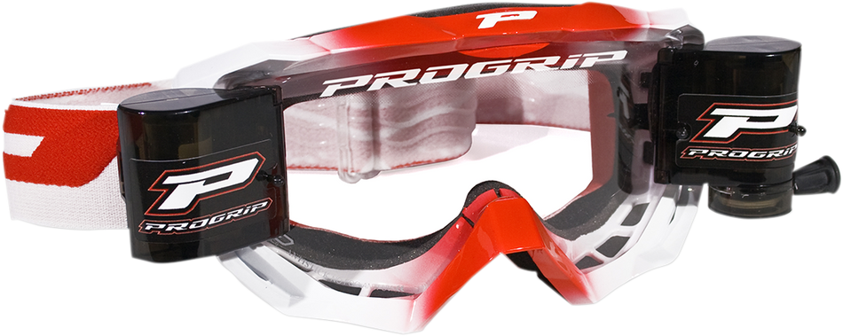 PRO GRIP Venom Roll Off Goggles - Red PZ3200ROROS