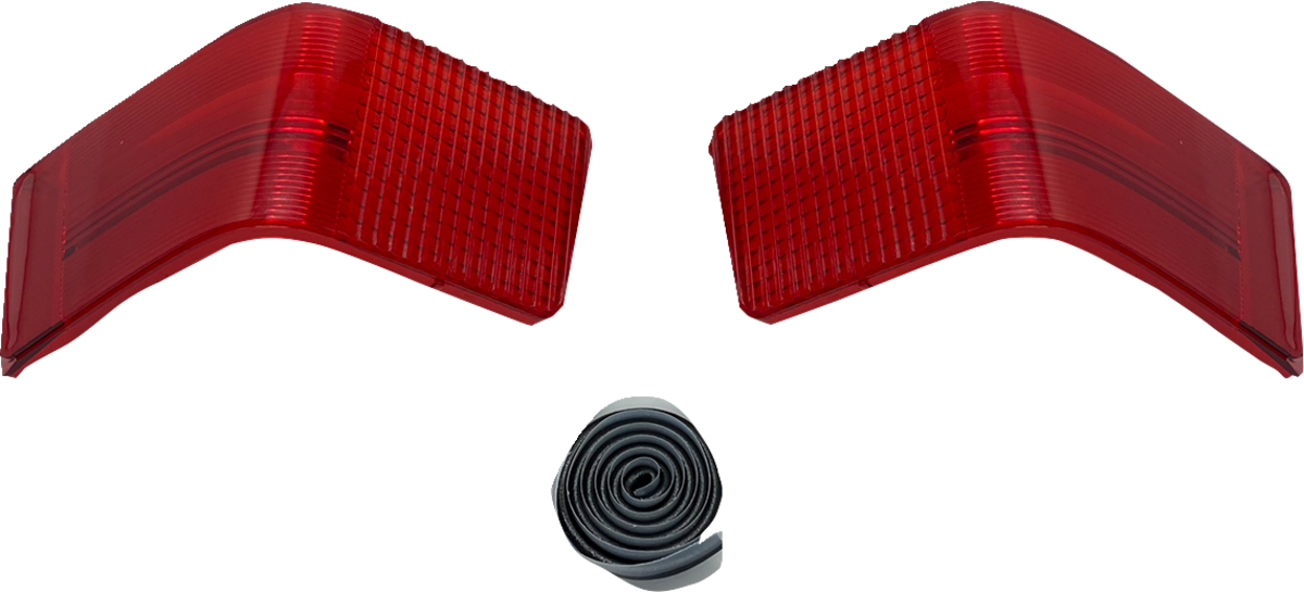 CUSTOM DYNAMICS Taillight Lens - Tour-Pak - Red CD-TP-LENS-R