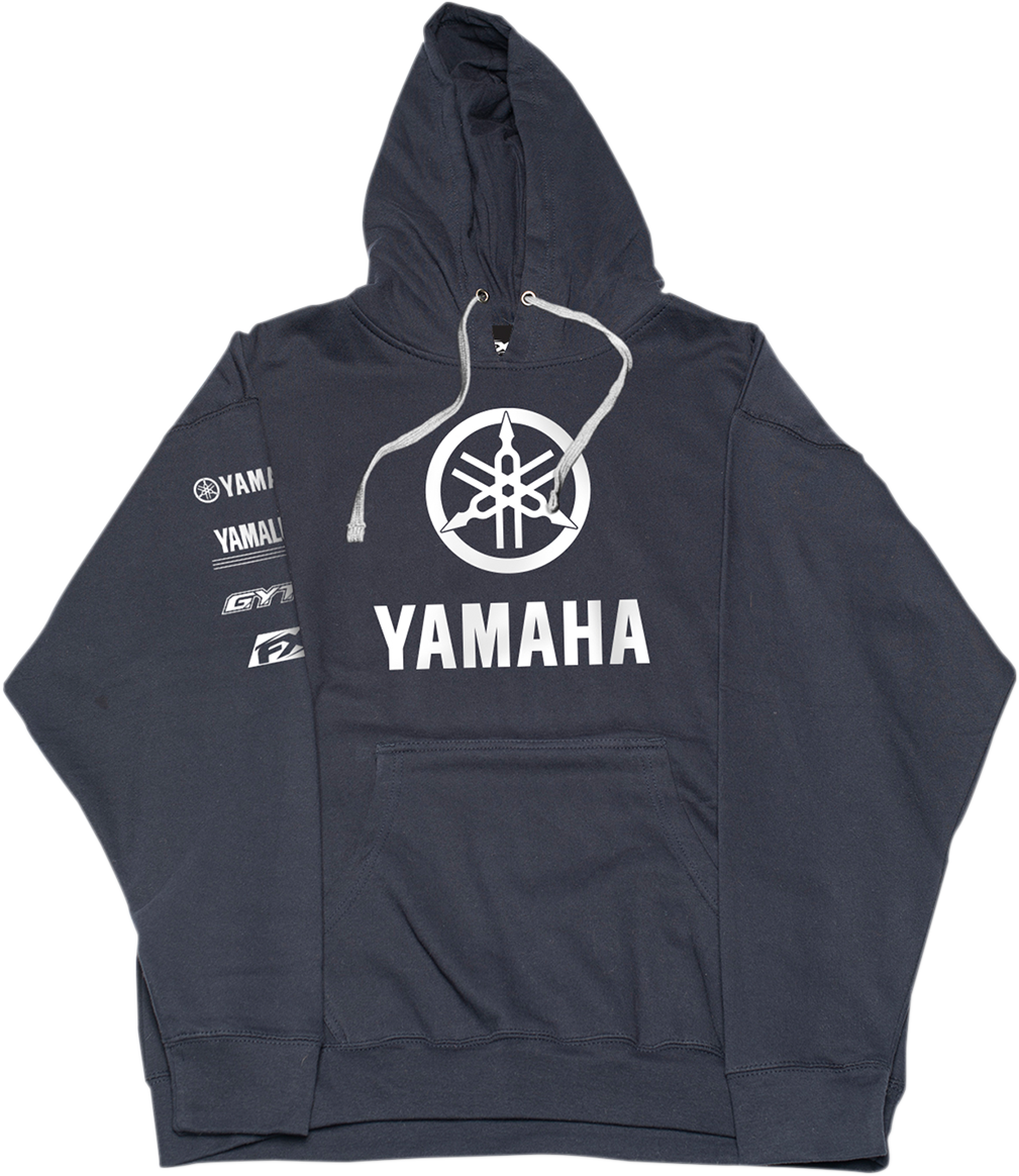 FACTORY EFFEX Yamaha Stack Hoodie - Navy - Large 22-88214