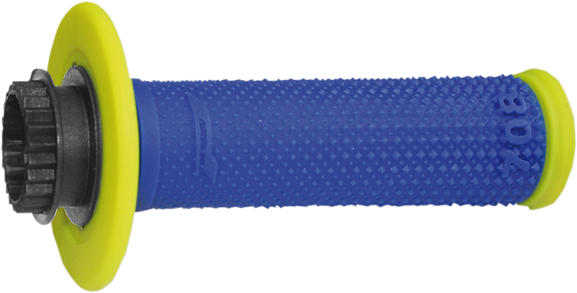 PRO GRIP Grips - Locking - 708 - Fluorescent Yellow/Blue PA070800GFBL