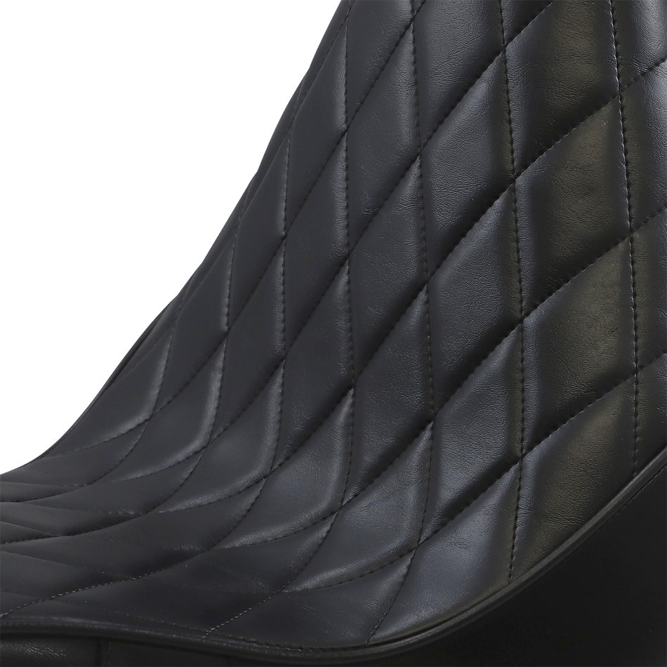 LE PERA Cherokee Seat - Diamond - Black - Softail '18+ LYB-020DM