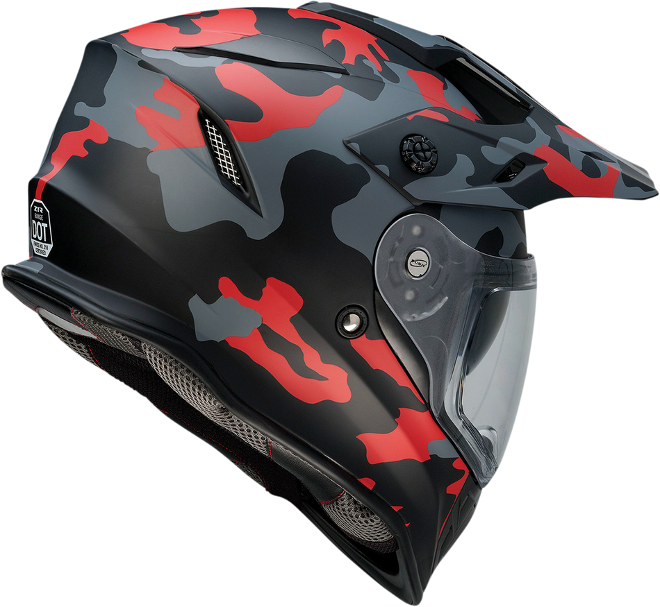 Z1R Range Helmet - Camo - Red - Small 0140-0094