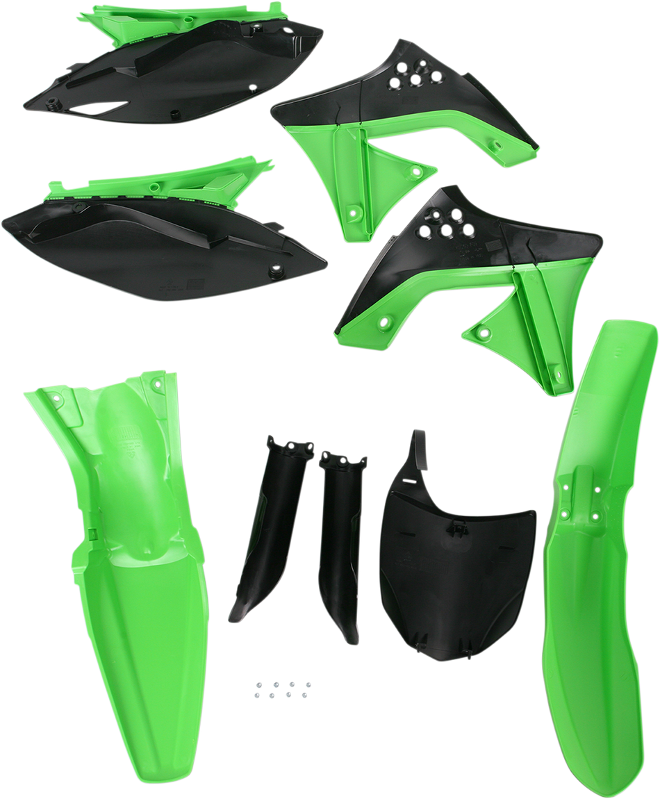 ACERBIS Full Replacement Body Kit - OEM Green/Black 2198050145