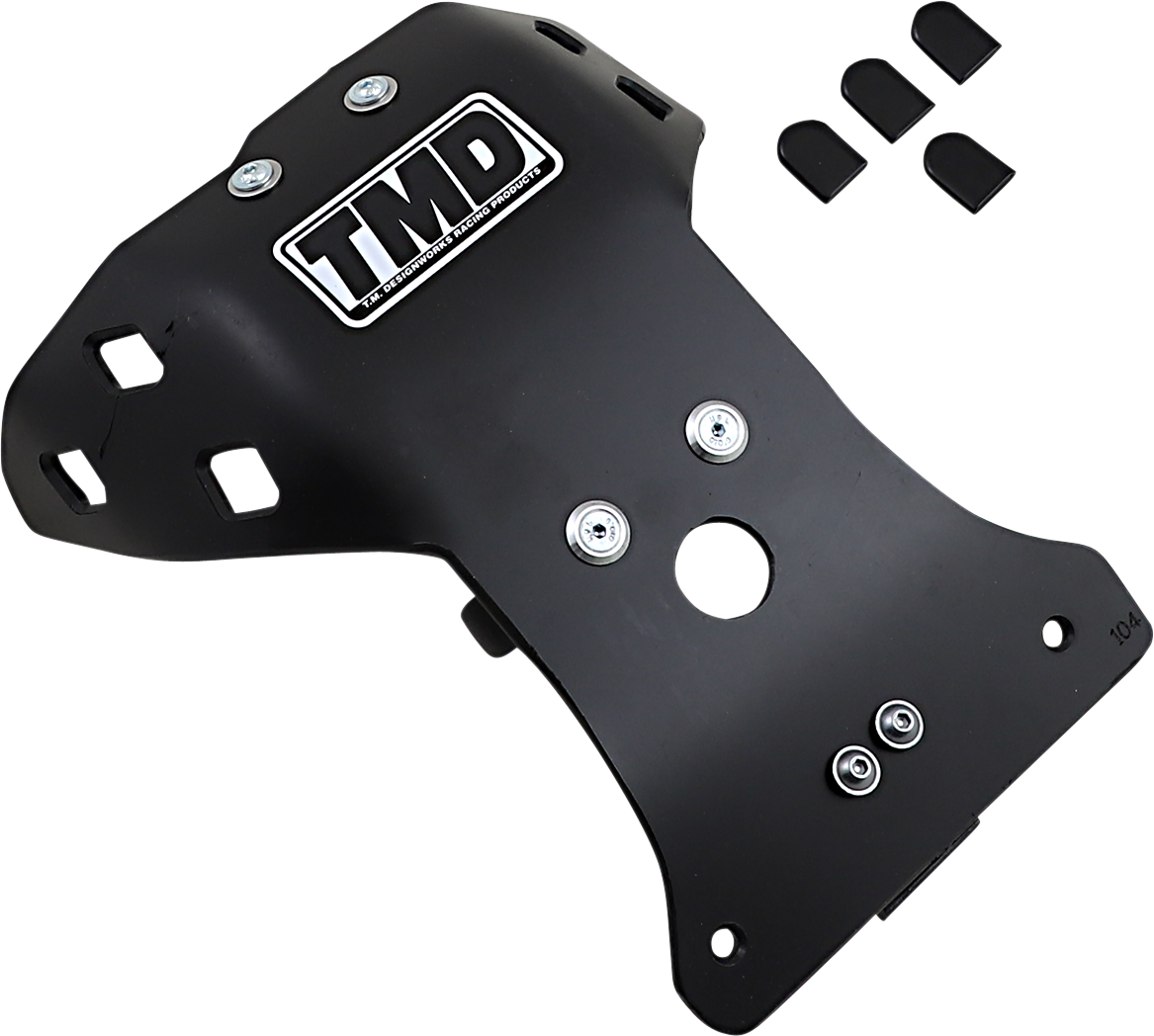 T.M. DESIGNWORKS Skid Plate - Black - SX 85/105 KTMC-085-BK