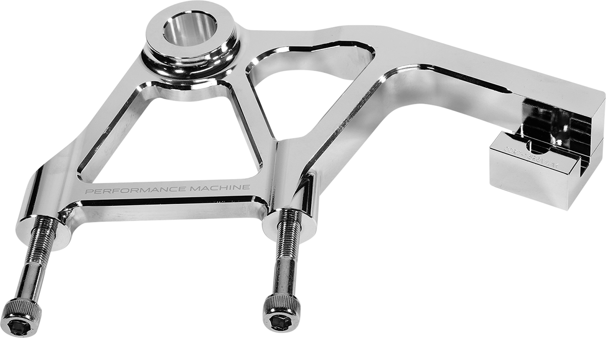 PERFORMANCE MACHINE (PM) Rear Radial Mount Caliper Bracket - Chrome 00231828AGNMACH